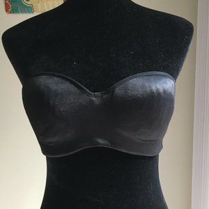 Lilyette by Bali Black Strapless Bra